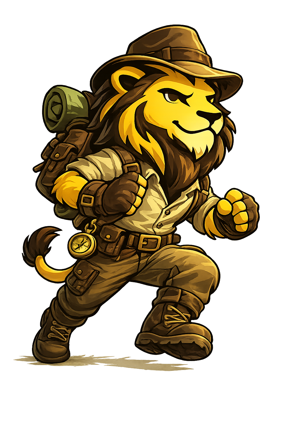 León explorador