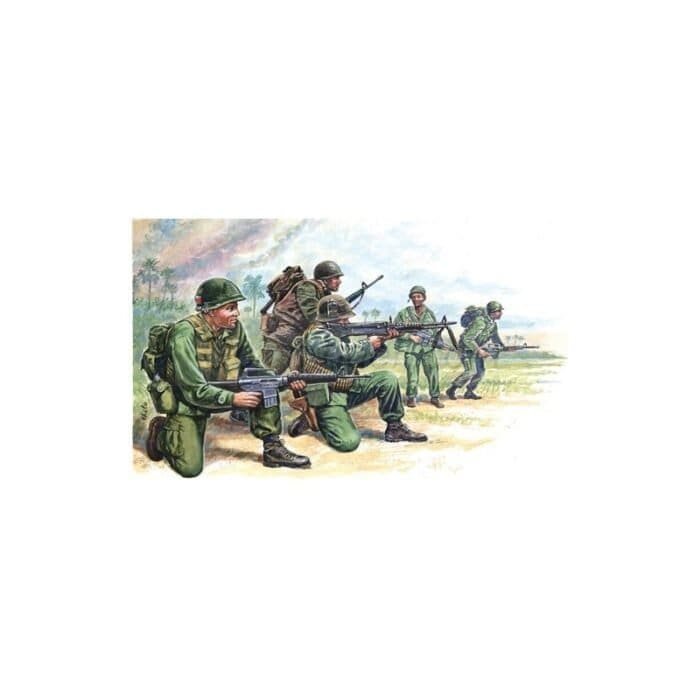 Soldados Sin Pintar A Escala Fuerzas Especiales Americanas - Imagen 3