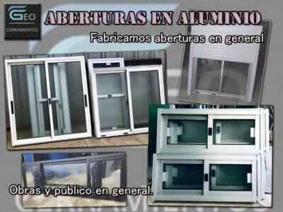 Aberturas en aluminio