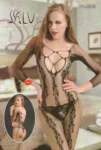 Body catsuit con detalle en escote