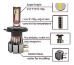 Cree Led Csp No Xenon Auto H4 H1 H7 H11