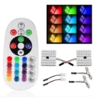 Led Rgb Plaqueta C/control Remoto X2 36 Luces Interior Auto