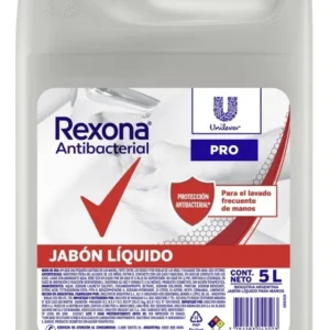 Jabon Liquido Rexona Antibacterial 5 L