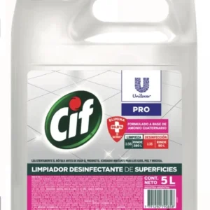 Limpiador Cuaternario Desinfectante Cif 5 Lt