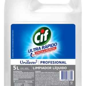 Limpiador Líquido Vidrios Y Multiuso Cif Bidon 5 L