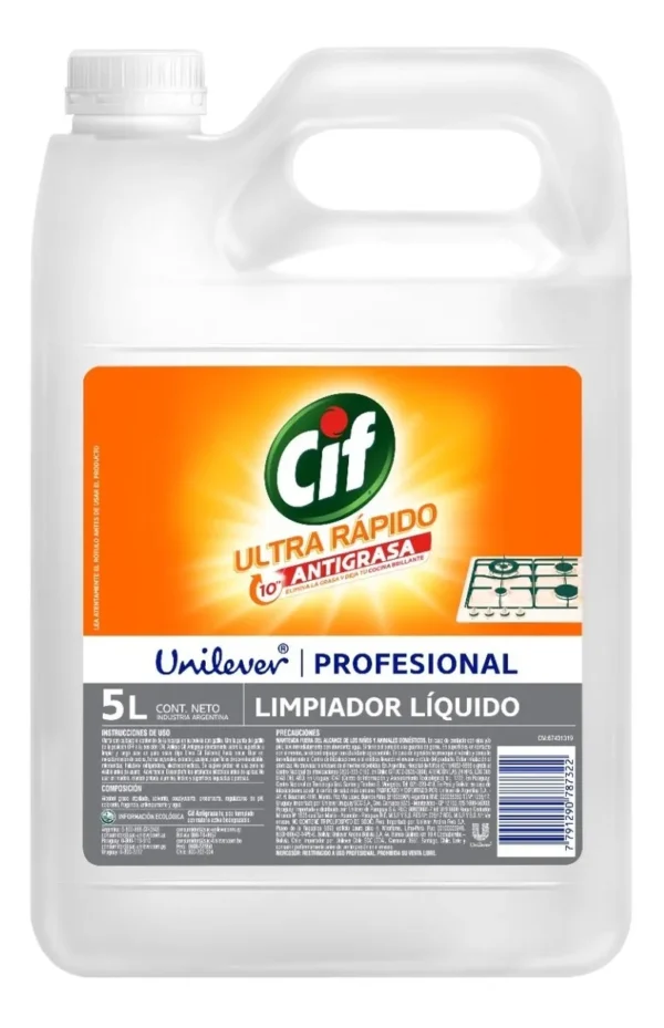 Limpiador Líquido Antigrasa Cif 5lt