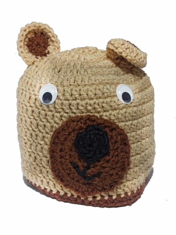 Gorro tejido para bebe de animales - Imagen 3