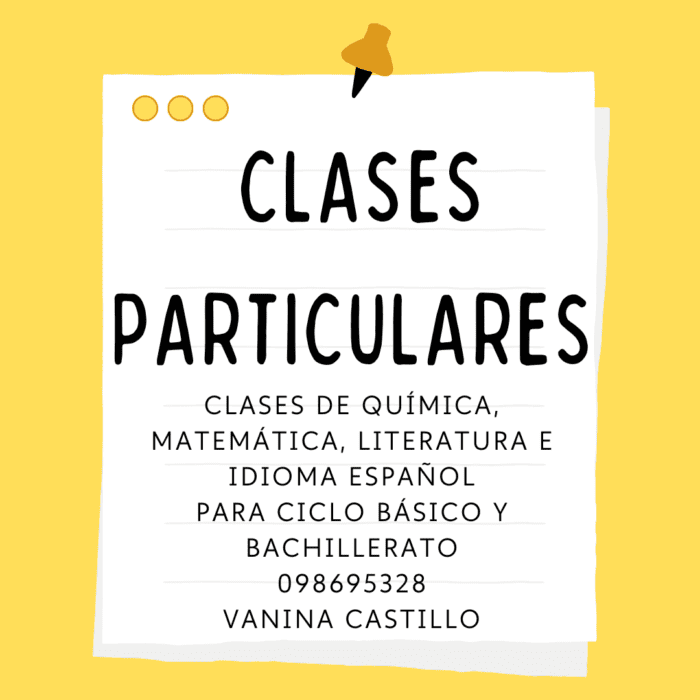 Información sobre clases