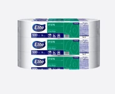 Papel Higiénico Alto Metraje 6 Rollos (500 Mts.) ELITE Classic Eco