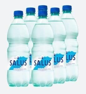 Funda 600 Ml. De Agua Mineral SALUS Con Gas