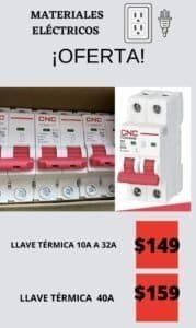 OFERTA DE LLAVES TÉRMICAS