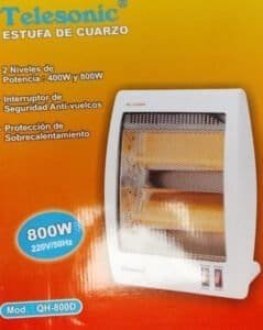 Estufa electrica Telesonic 800w