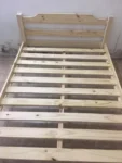 Cama De 2 Plaza De Madera Maciza