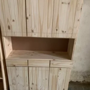 Alacena De 3 Puerta De Madera Maciza Eco
