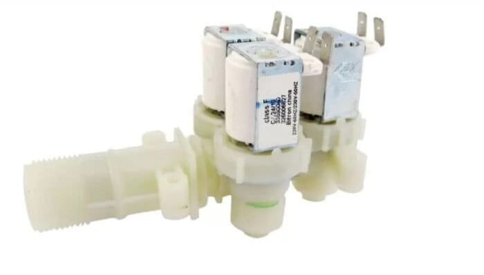 Electroválvula de 3 vías para lavarropas Whirlpool y otras marcas