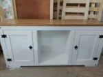 Rack En Madera Maciza Estilo Mexicano