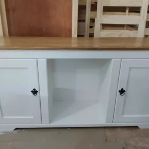 Rack En Madera Maciza Estilo Mexicano