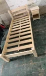 Cama De 1 Plaza + Mesa De Luz