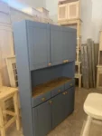 Alacena De Madera Pintado De Gris
