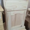 Mesa De Luz De Madera 1 Cajón Y Puerta - Imagen 2
