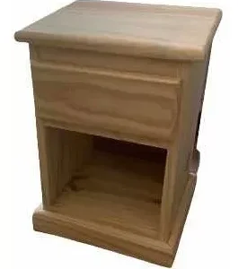 Mesa De Luz De Madera