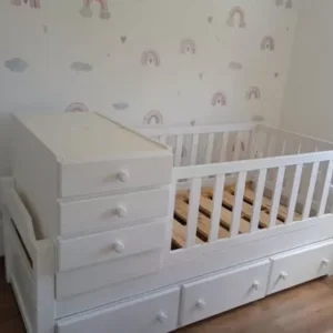 Cuna Funcional Blanca