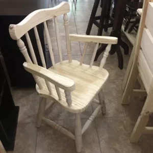 Silla Butaca Con Posa Brazo Torneada