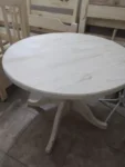 Mesa Redonda De Madera Maciza