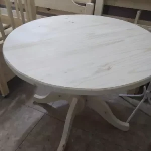 Mesa Redonda De Madera Maciza