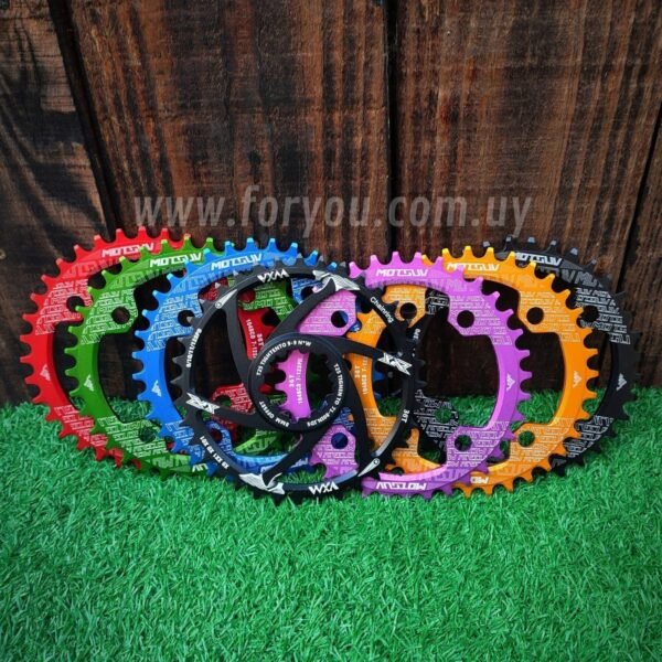 Plato Redondo Para Bicicleta Monoplato 104 BCD Simétrico - Imagen 3