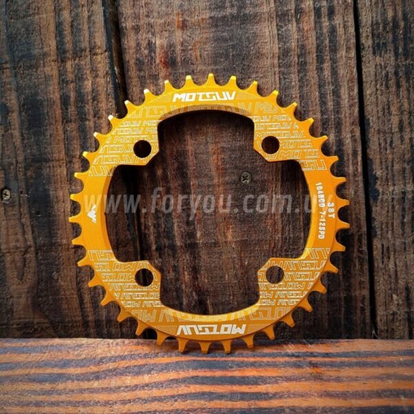 Plato Redondo Para Bicicleta Monoplato 104 BCD Simétrico - Imagen 4