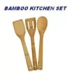 Kit utensilios Cocina 3 Piezas Bamboo