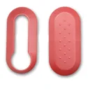 Llave De Fiat Solo Protector Plastico Exterior Color Rojo