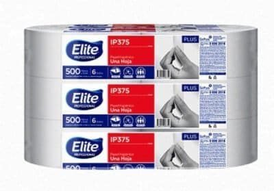Papel Higiénico Jumbo Elite Ip375 - 6 Rollos X 500mts