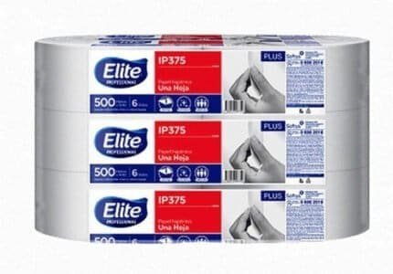 Papel Higiénico Jumbo Elite Ip375 - 6 Rollos X 500mts