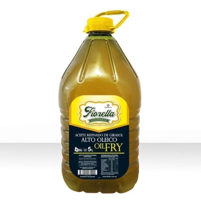 Aceite Refinado De Girasol Alto Oleico 5lt