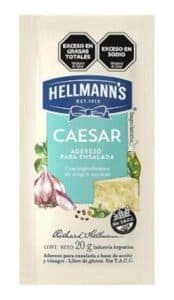 Aderezo Para Ensaladas Caesar 20 G X 90 Sobres Hellmanns