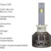 Kit Cree Led H11 Ir100 Dakar Irx Canbus Csp Alta Gama 12v - Imagen 4