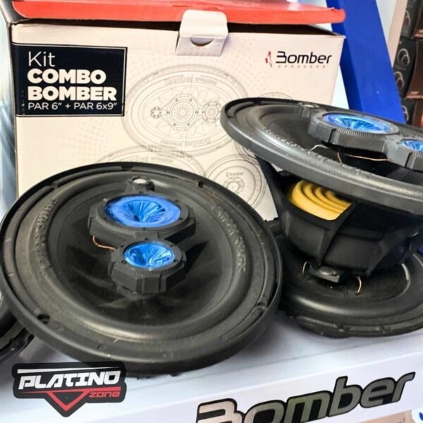 Kit De 4 Parlantes Bomber / 2 6x9 + 2 6 / 70w Rms - Imagen 2