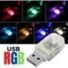 Mini Usb Rgb Luz Ambiental Para Auto / Led Audioritmico Auto