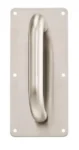 Manija Fija Con Placa Inox 100x300x1.2 Ciega