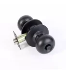Cerradura Pomo Color Negro Con Llave