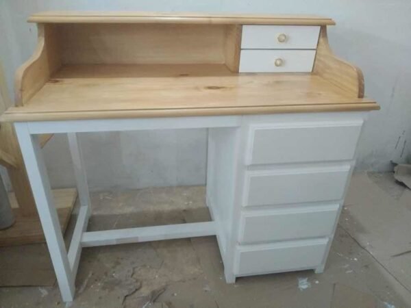 Escritorio De Madera Combinado - Imagen 4