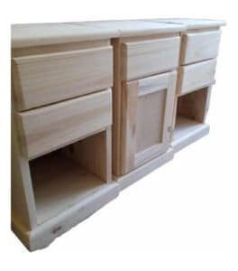 Mesa De Luz De Madera