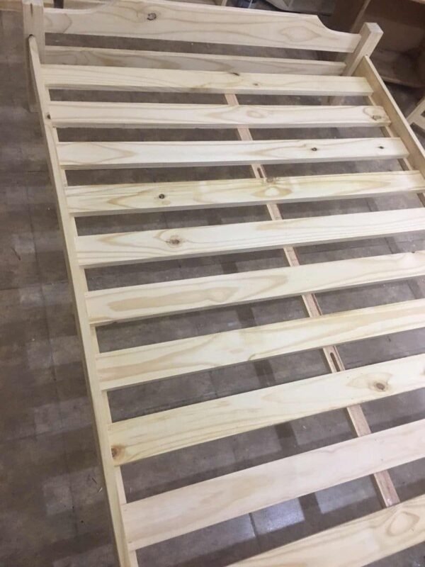 Cama De 2 Plaza De Madera Maciza - Imagen 3