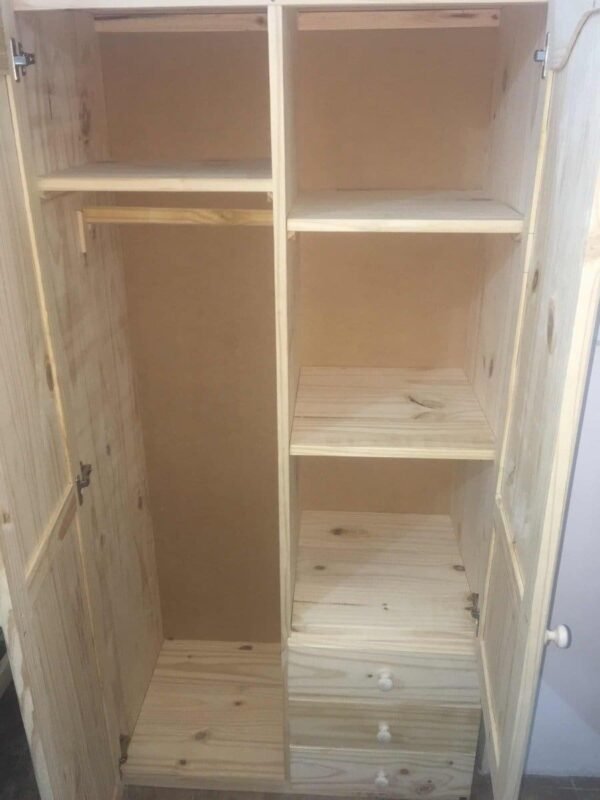 Ropero De Madera Maciza En Pino - Imagen 4