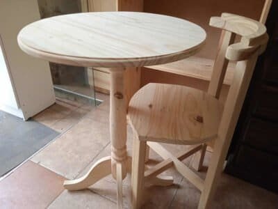 Mesa Redonda Con Silla