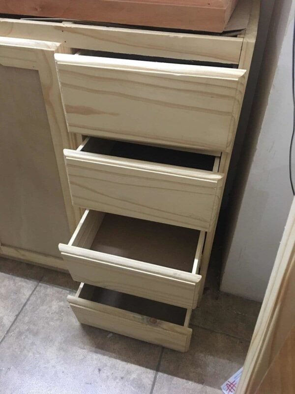 Bajo Mesada De Madera Maciza - Imagen 3