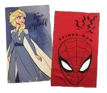 Toallón Personajes Animados Disney 130x70cm Lol Avengers Frozen