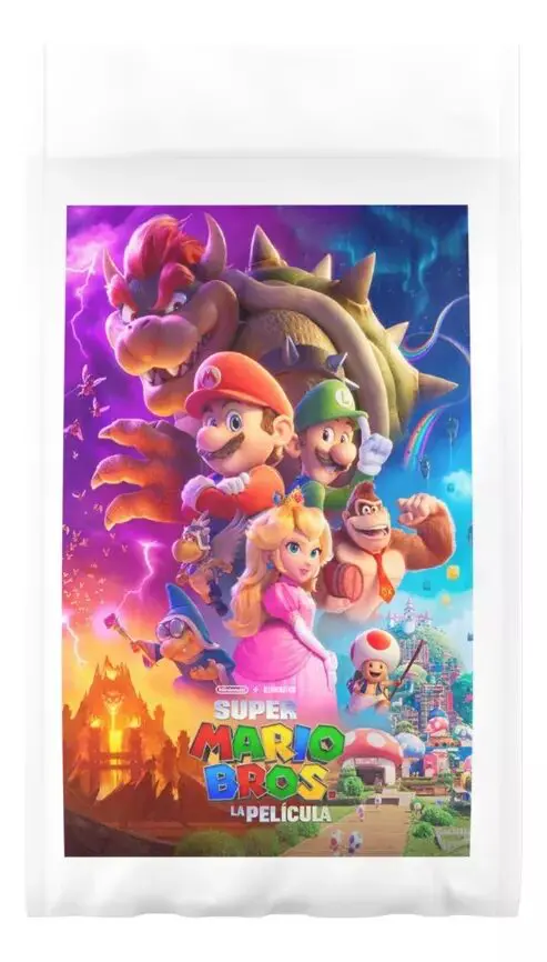 Pack 10 Bolsas / Bolsitas Sorpresitas Papel Mario Bros - Imagen 4